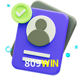 Tornar-se um membro do 809WIN é muito simples