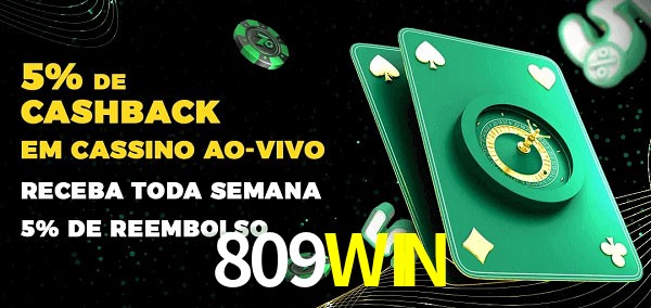 Promoções do cassino ao Vivo 809WIN